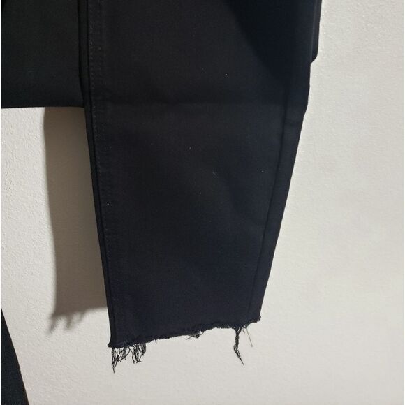 Black jeans with knee slit - Picture 2 of 4